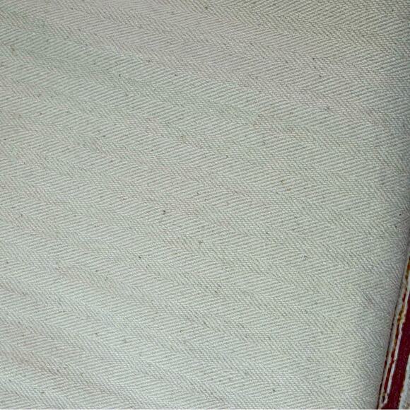 Anthropologie Textured Ribbed Utility Pants - CREAM TAN WINTER WHITE - Picture 6 of 8